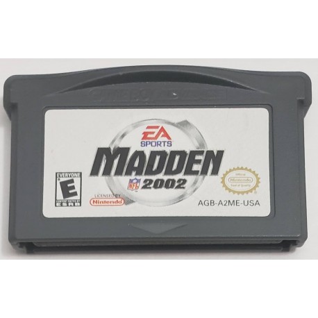 Madden NFL 2002 - Nintendo Gameboy Advance GBA (Used) 