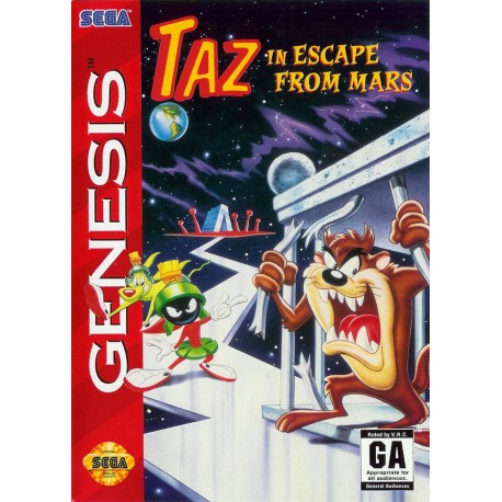 Taz in Escape From Mars (Sega Genesis, 1994) - Game Igloo