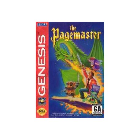 Pagemaster (Sega Genesis, 1994) - Game Igloo