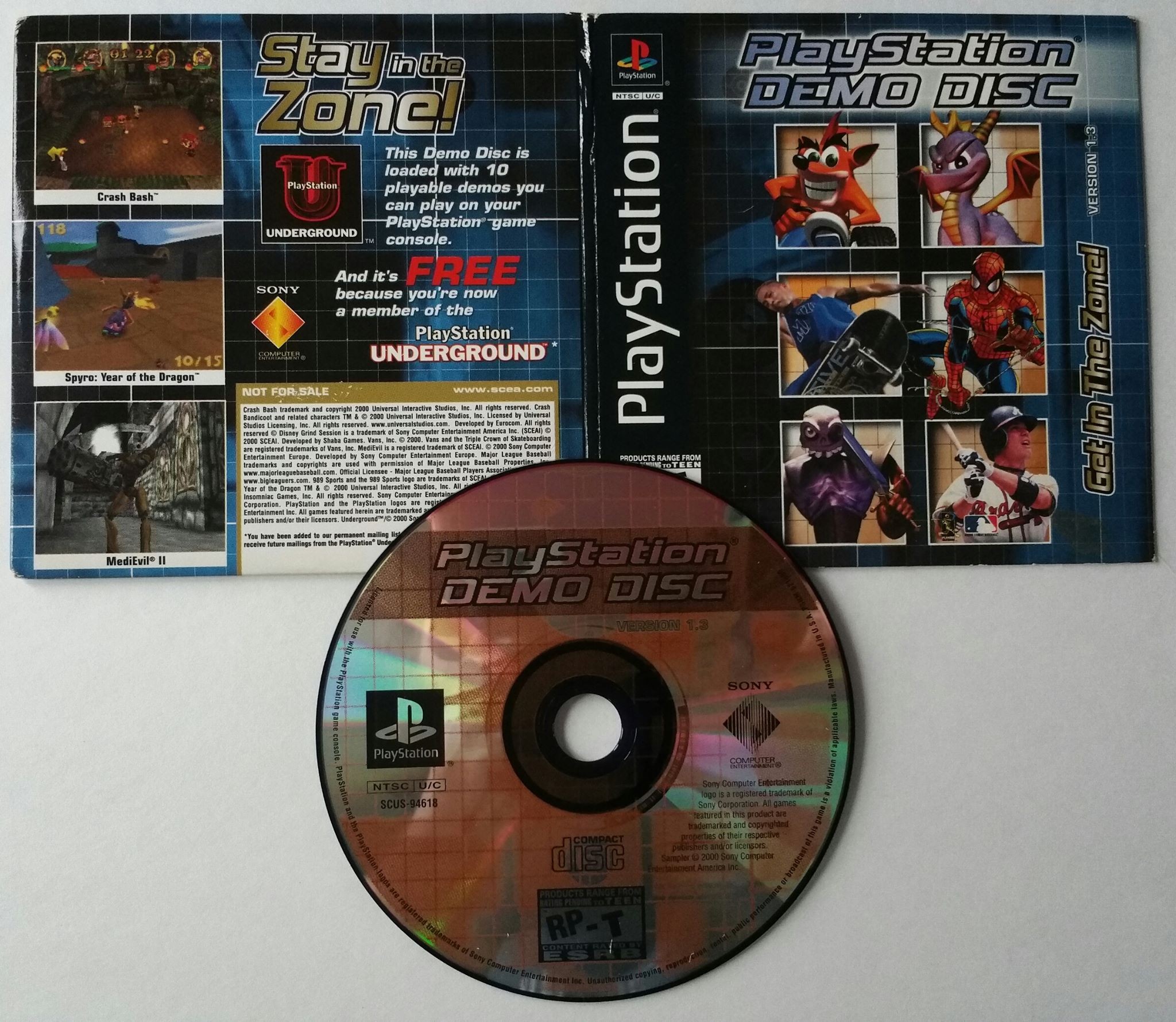 playstation demo disc - shock your system!