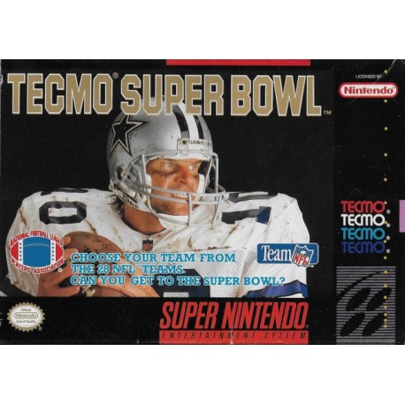 Tecmo Super Bowl (SNES, 1993) - Game Igloo