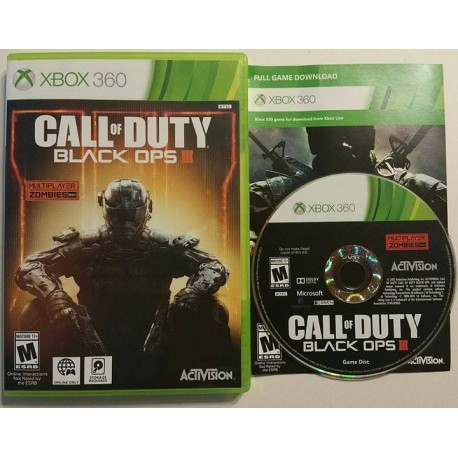 Jogo Xbox 360 Call of Duty Black Ops 3