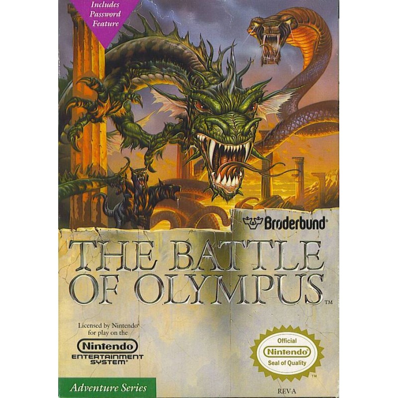 battle of olympus nes